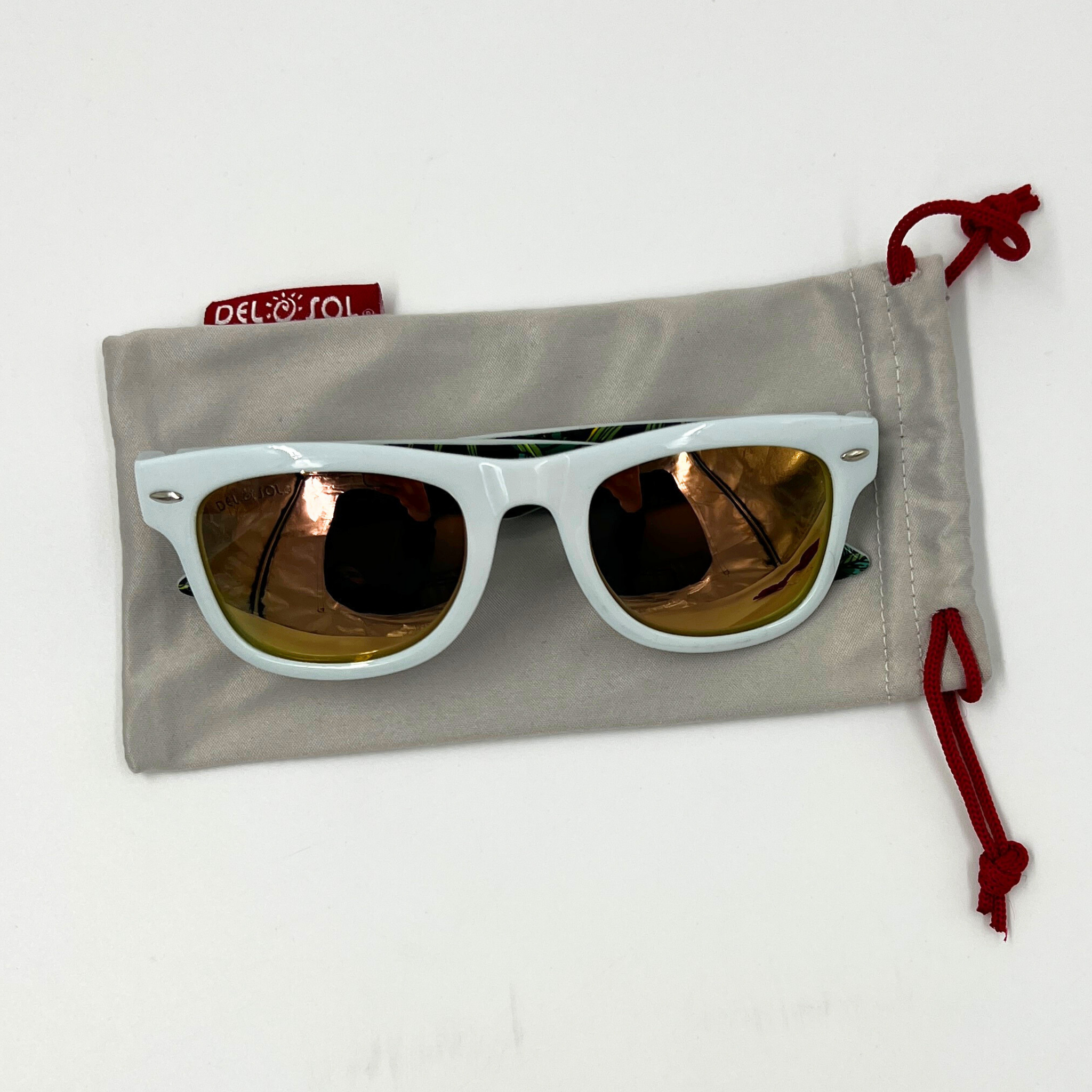BFLO Blue With Palm Trees Color Changing Sunglasses