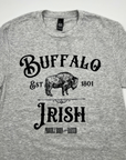 Buffalo Irish Est 1801 Gray Short Sleeve Shirt