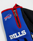 Buffalo Bills Royal Blue Waterproof Faux Fur Lined Gloves