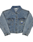 Women's Buffalo Sabres 4 Her Blue Denim Cropped Jacket