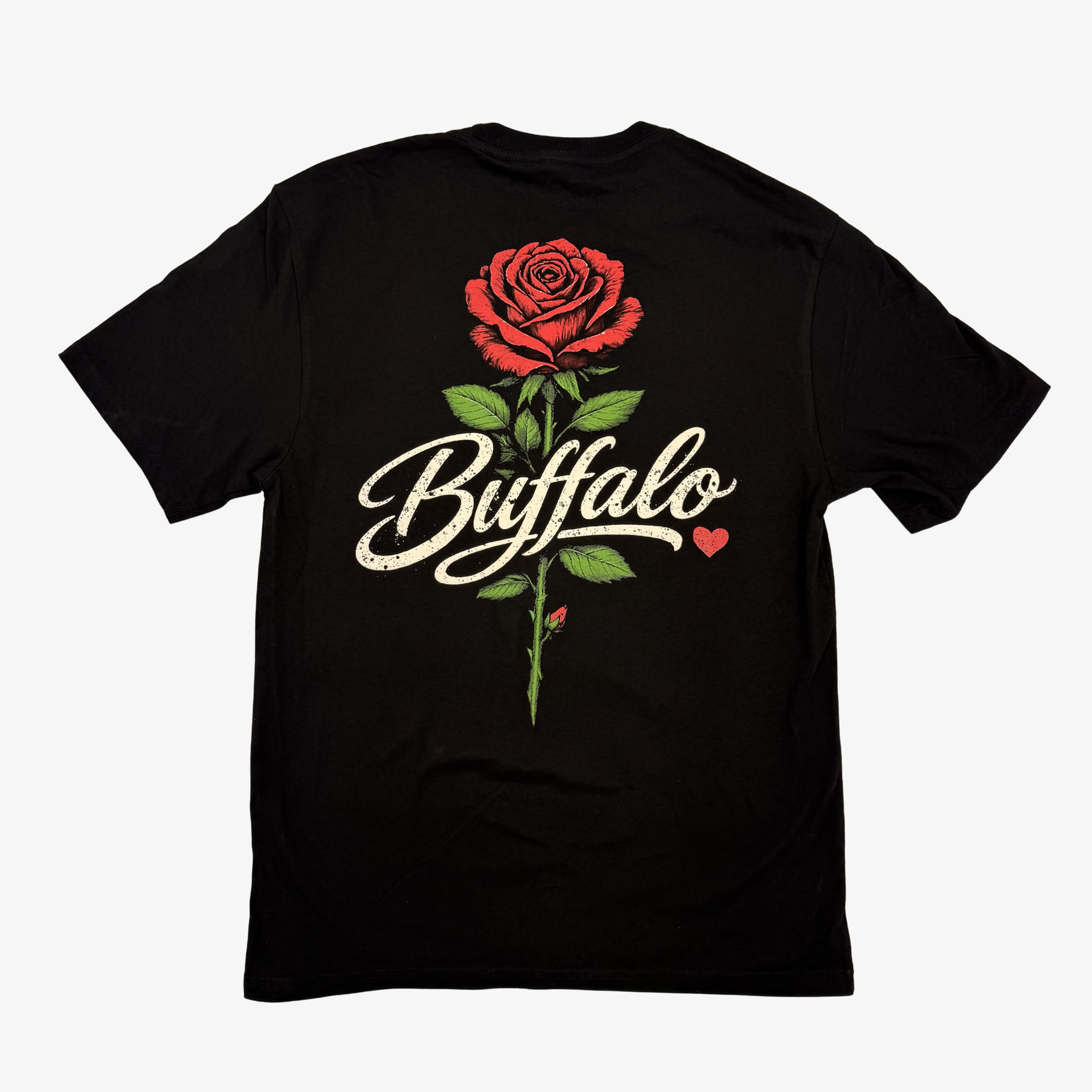Buffalo Rose Black T-Shirt