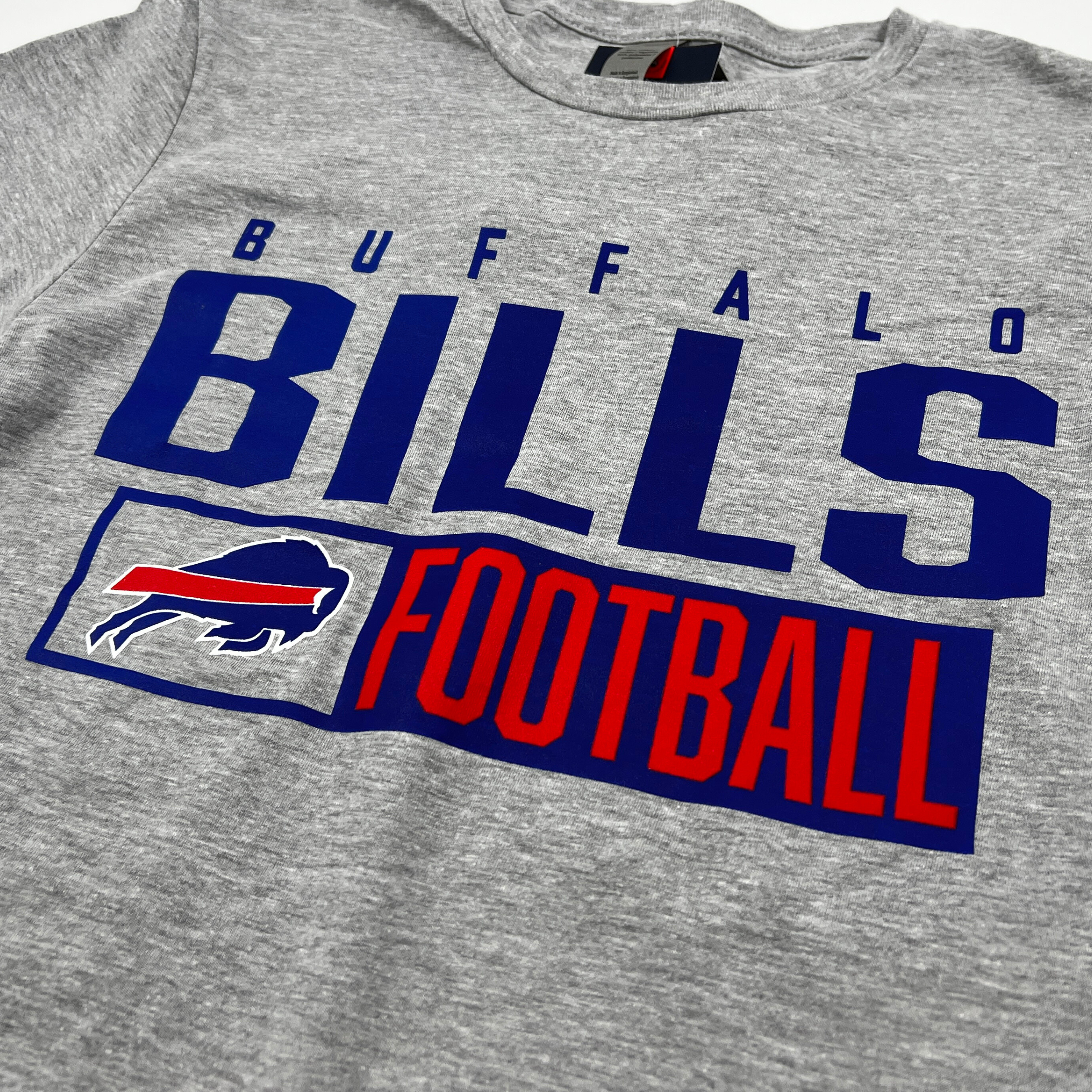 Buffalo Bills NFL Mens Gray Wordmark Sleeveless Top