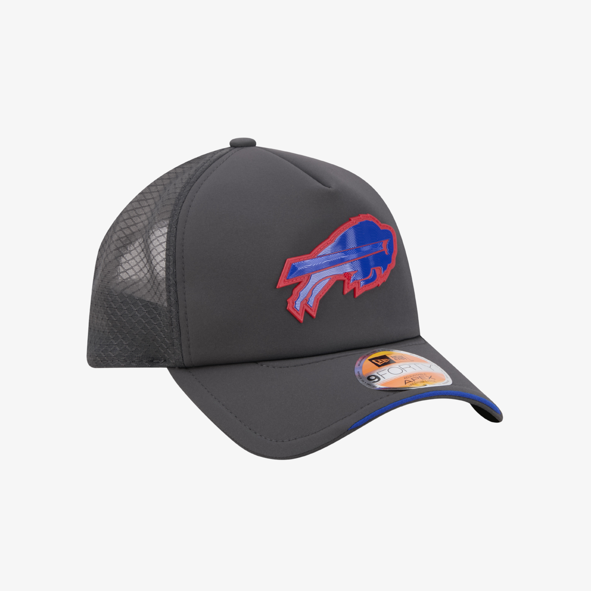 New Era 9FORTY Buffalo Bills 2026 Sideline Dark Gray Adjustable Apex
