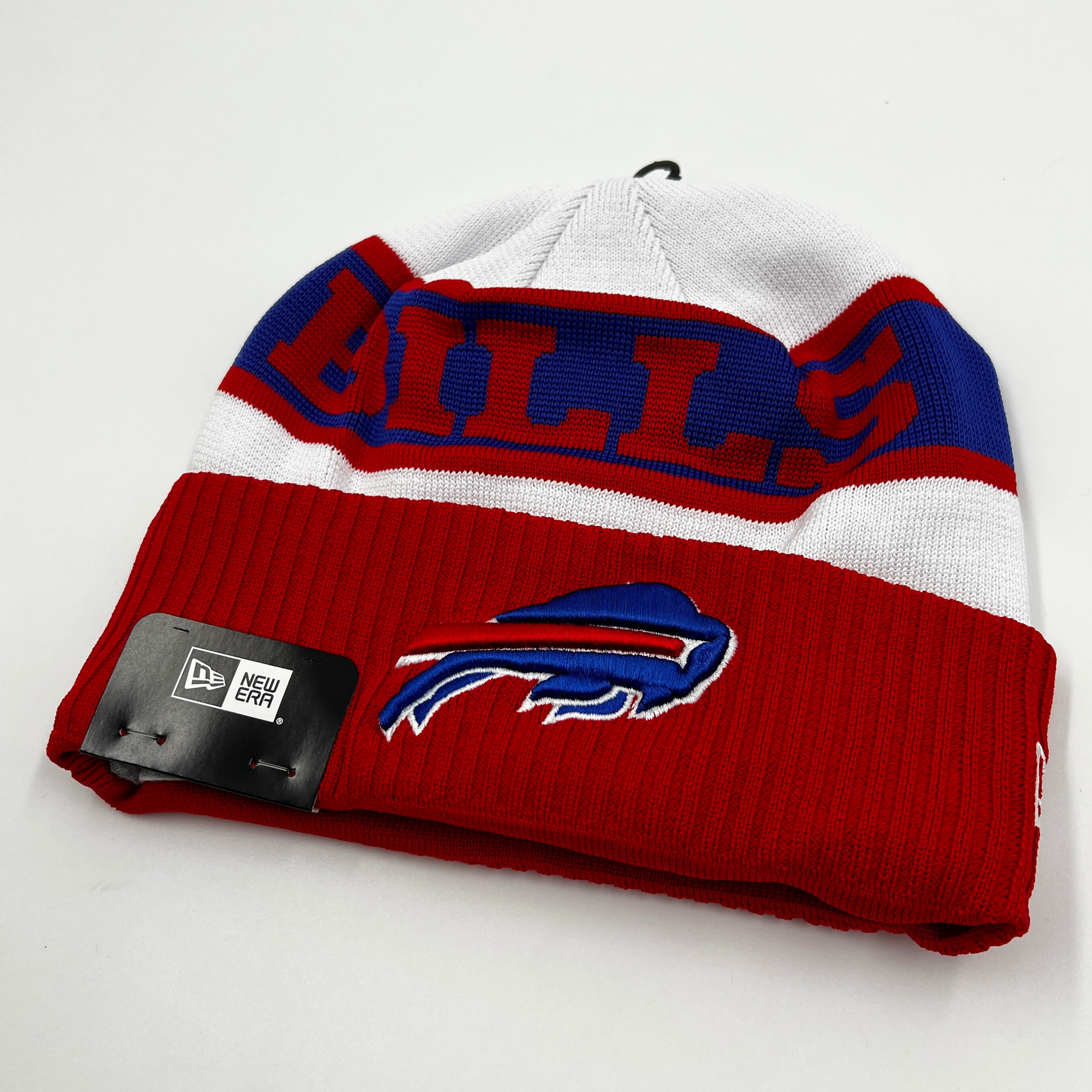 New Era Bills Primary Logo &amp; Colors 2023 Sideline Knit Hat