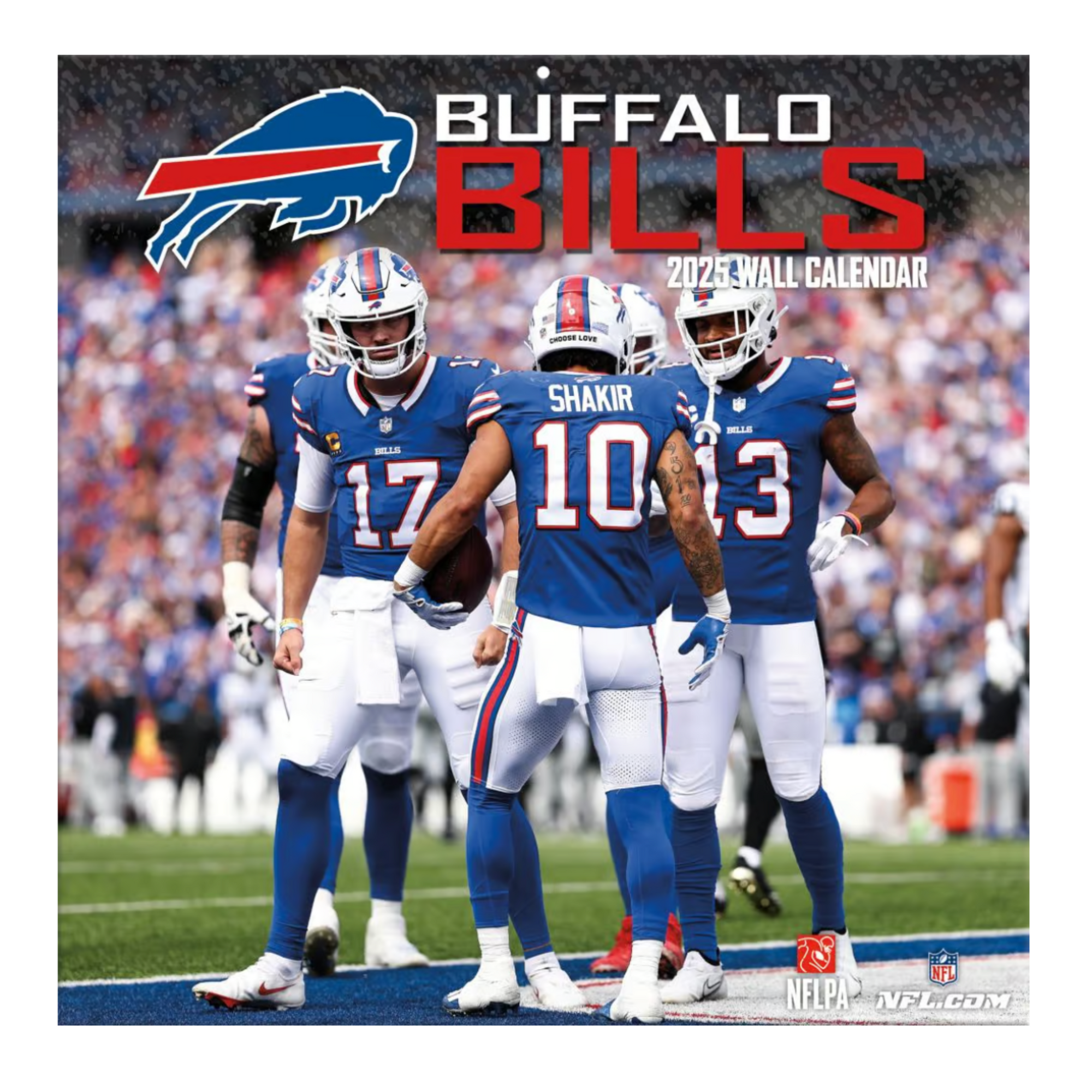 Buffalo Bills Team 2025 Wall Calendar