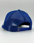 New Era 9FORTY Buffalo Sabres Royal & Gold Distressed A-Frame Trucker Hat