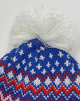Women's '47 Brand Buffalo Bills Sonic Blue With Pattern Knit Winter Hat