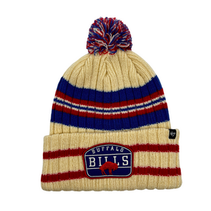 '47 Brand Buffalo Bills Cream Legacy Knit Winter Hat