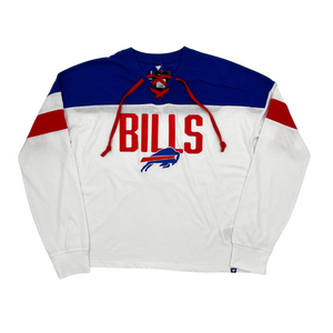 Women's Buffalo Bills Lace Up Long Sleeve Shirt