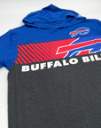 Buffalo Bills Royal & Black Active Short Sleeve Hoodie