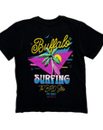 Youth Buffalo Surfing Black Short Sleeve Shirt