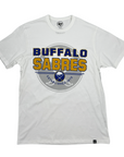 '47 Brand Buffalo Sabres White Wash Short Sleeve Shirt