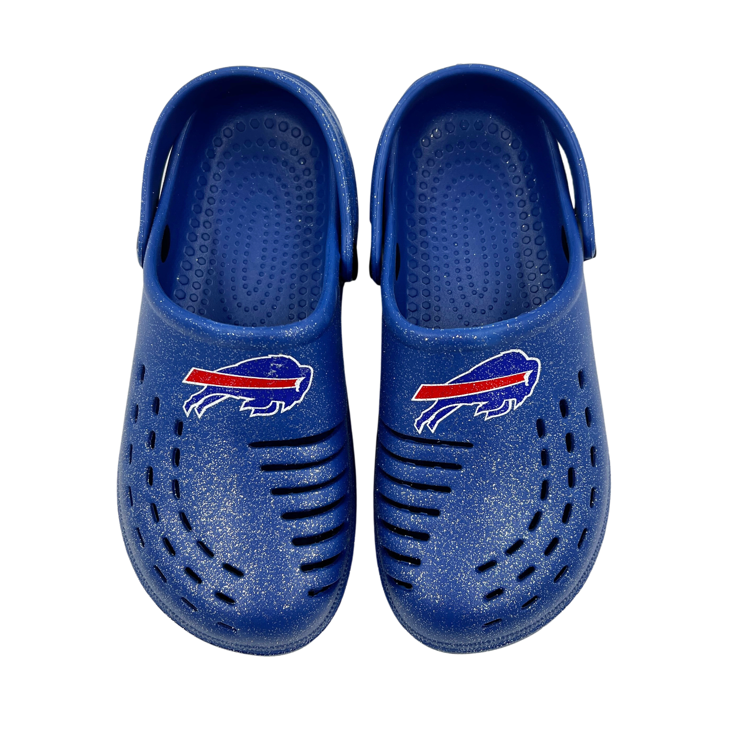 Buffalo Bills Let's Go Buffalo Women Crocs Clogs - Blinkenzo