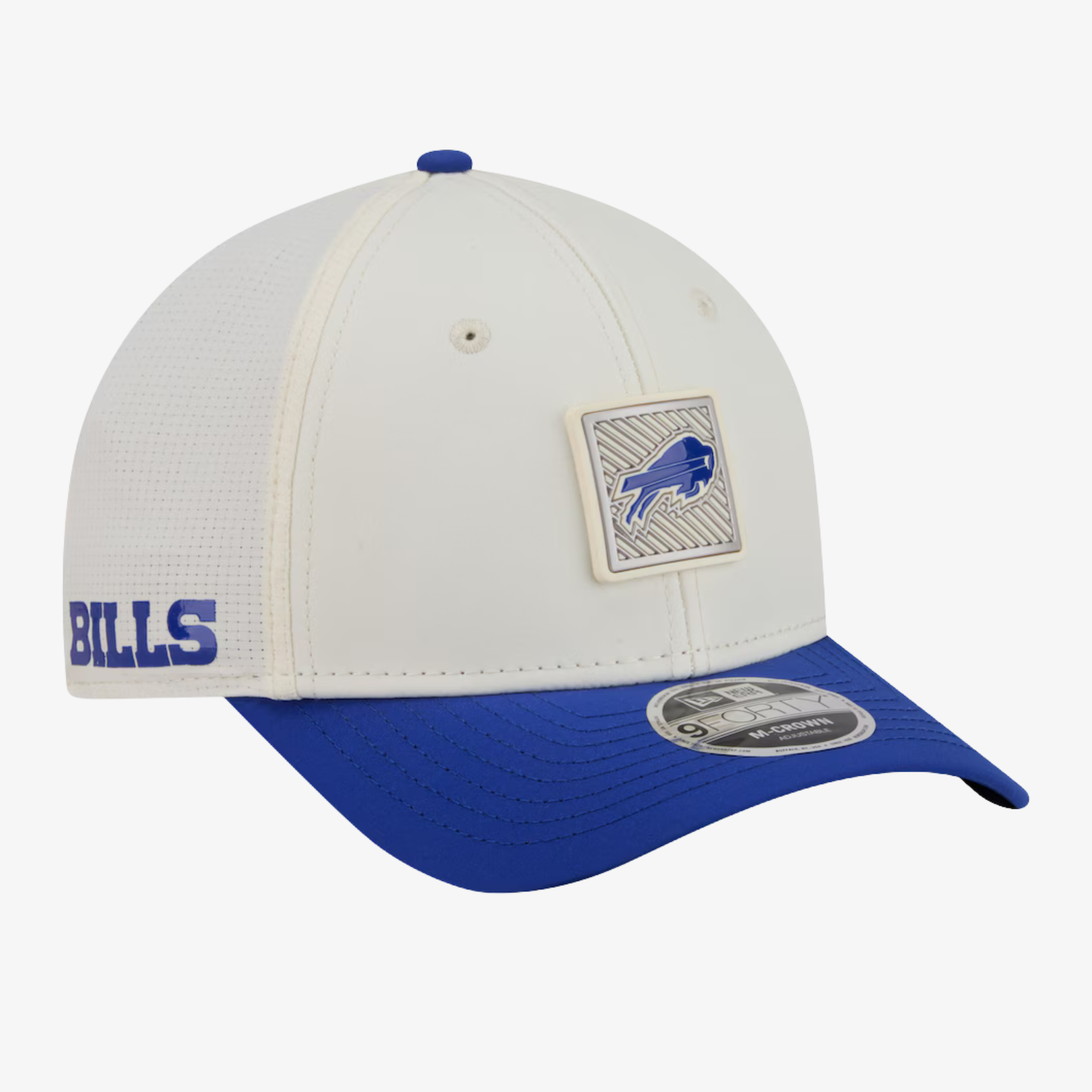 New Era Bills 2026 Training Camp White with Blue Brim 9FORTY M-Crown Adjustable