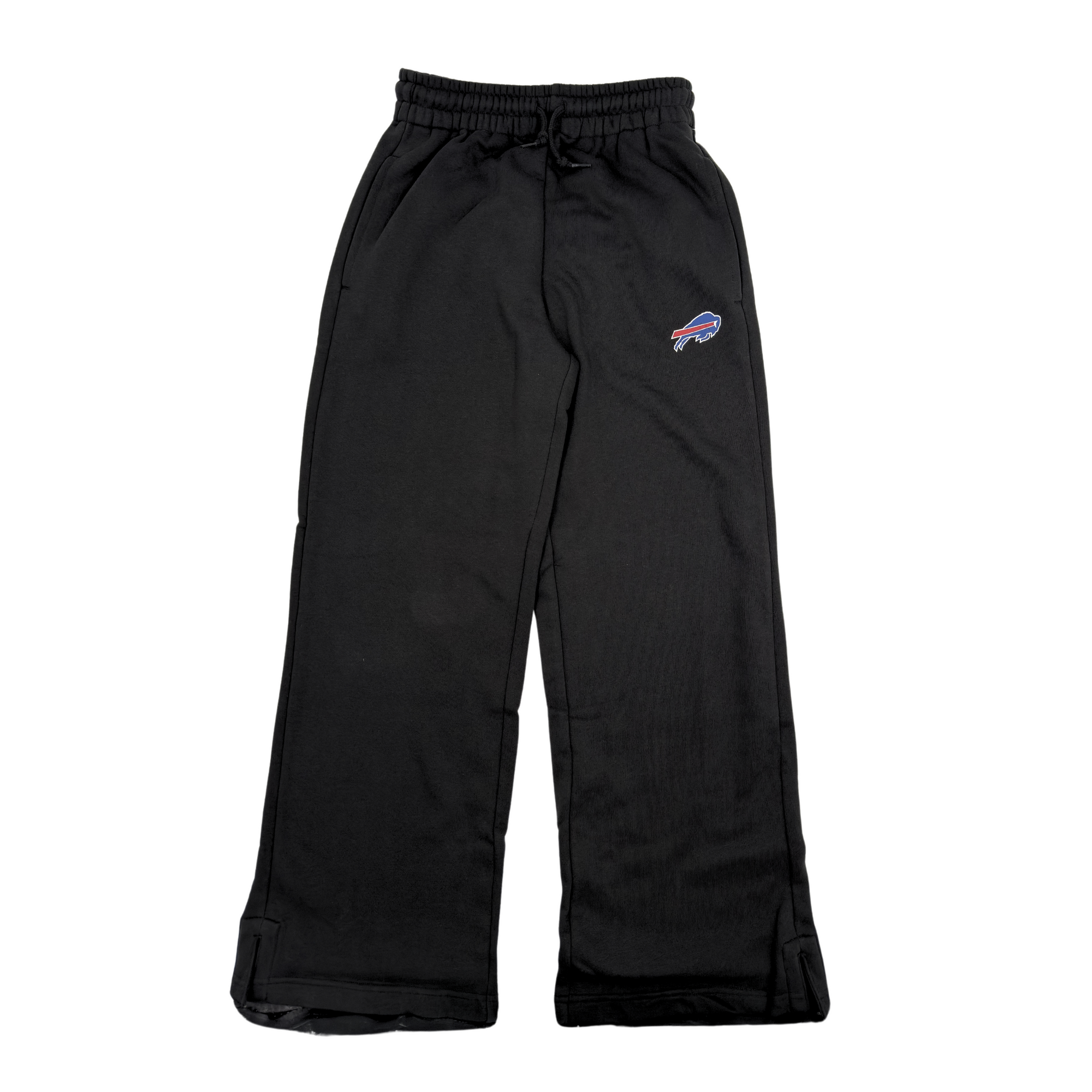 Women&#39;s New Era Bills Primary Logo Black Wide Leg Sweatpants