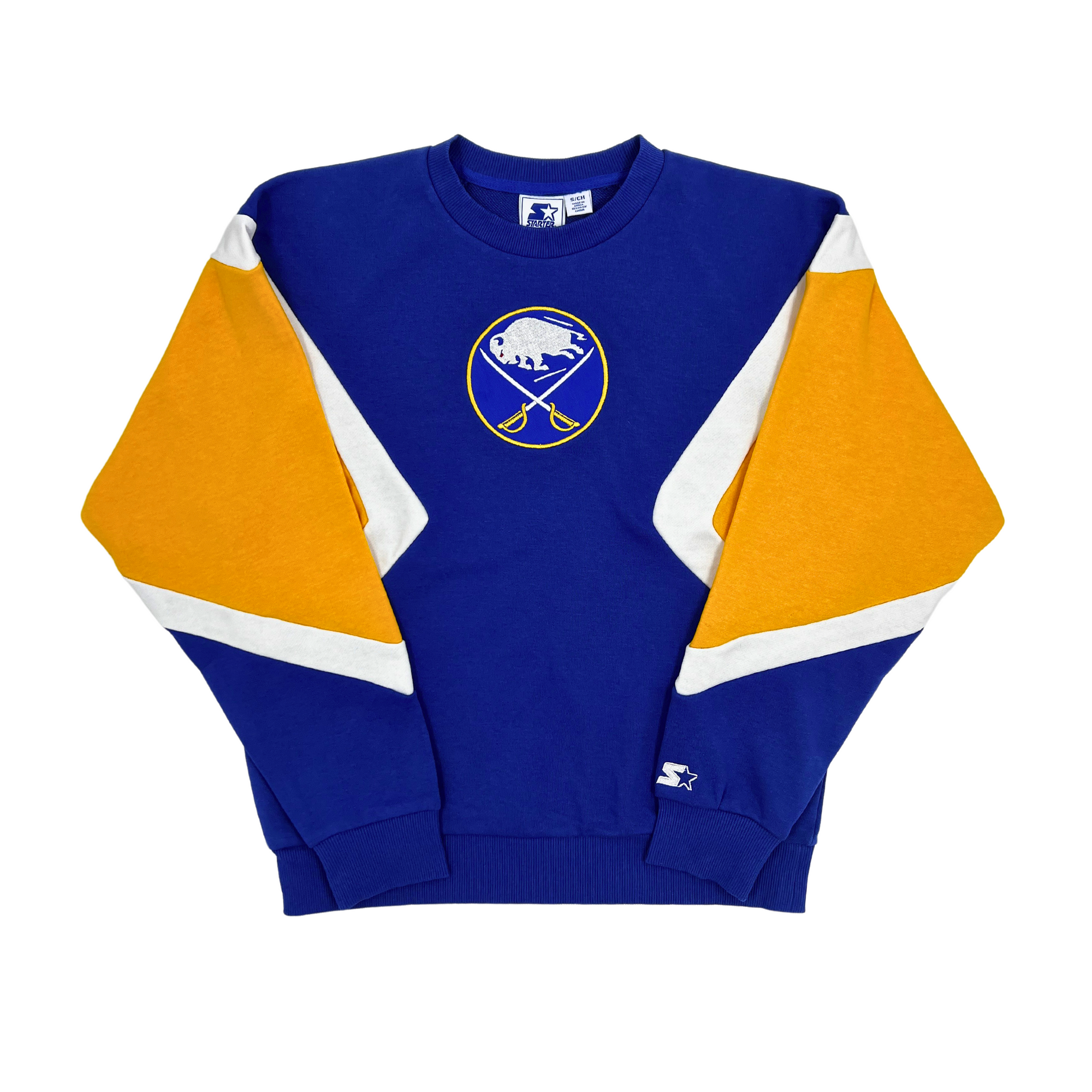 Women&#39;s Sabres Royal Wild Card Starter Crewneck