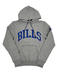 New Era Bills Primary Logo Gray Pullover Hoodie