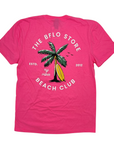 BFLO Beach Club Neon Pink Short Sleeve Shirt