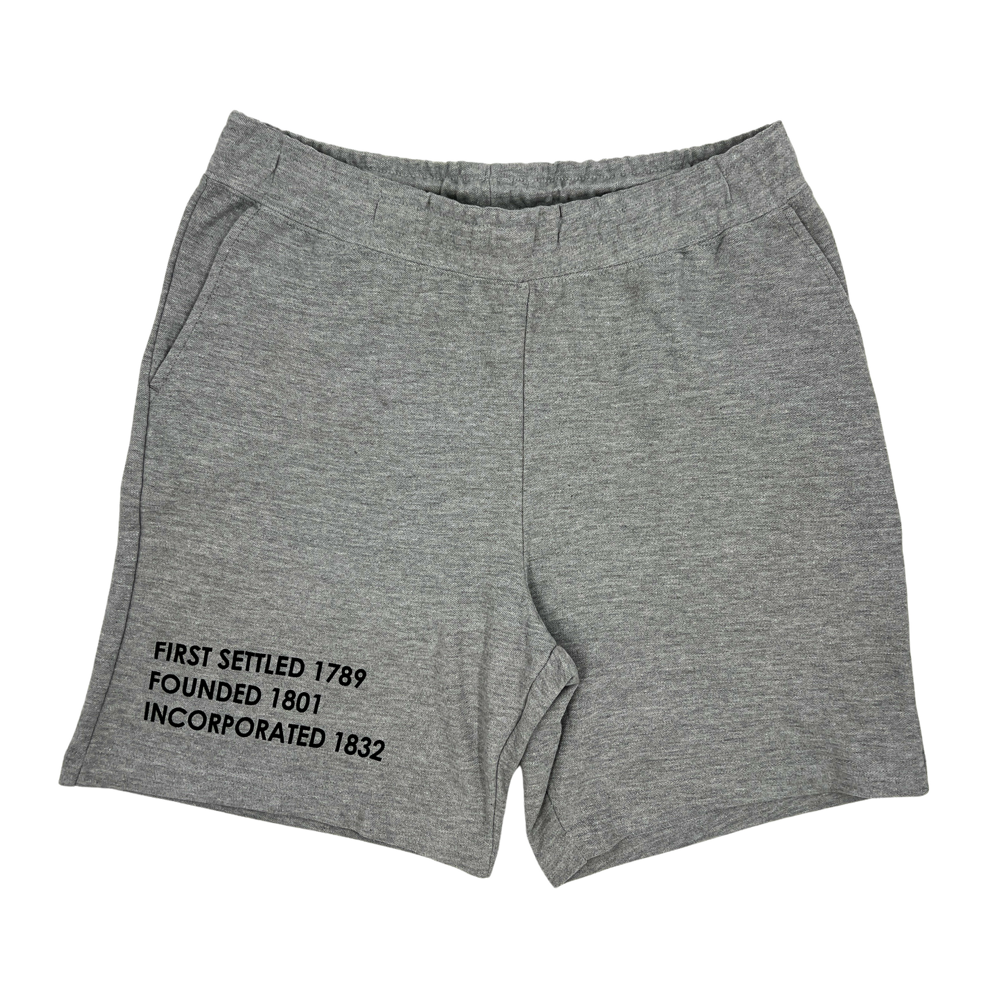 "First Settled" Buffalo, NY Gray Shorts