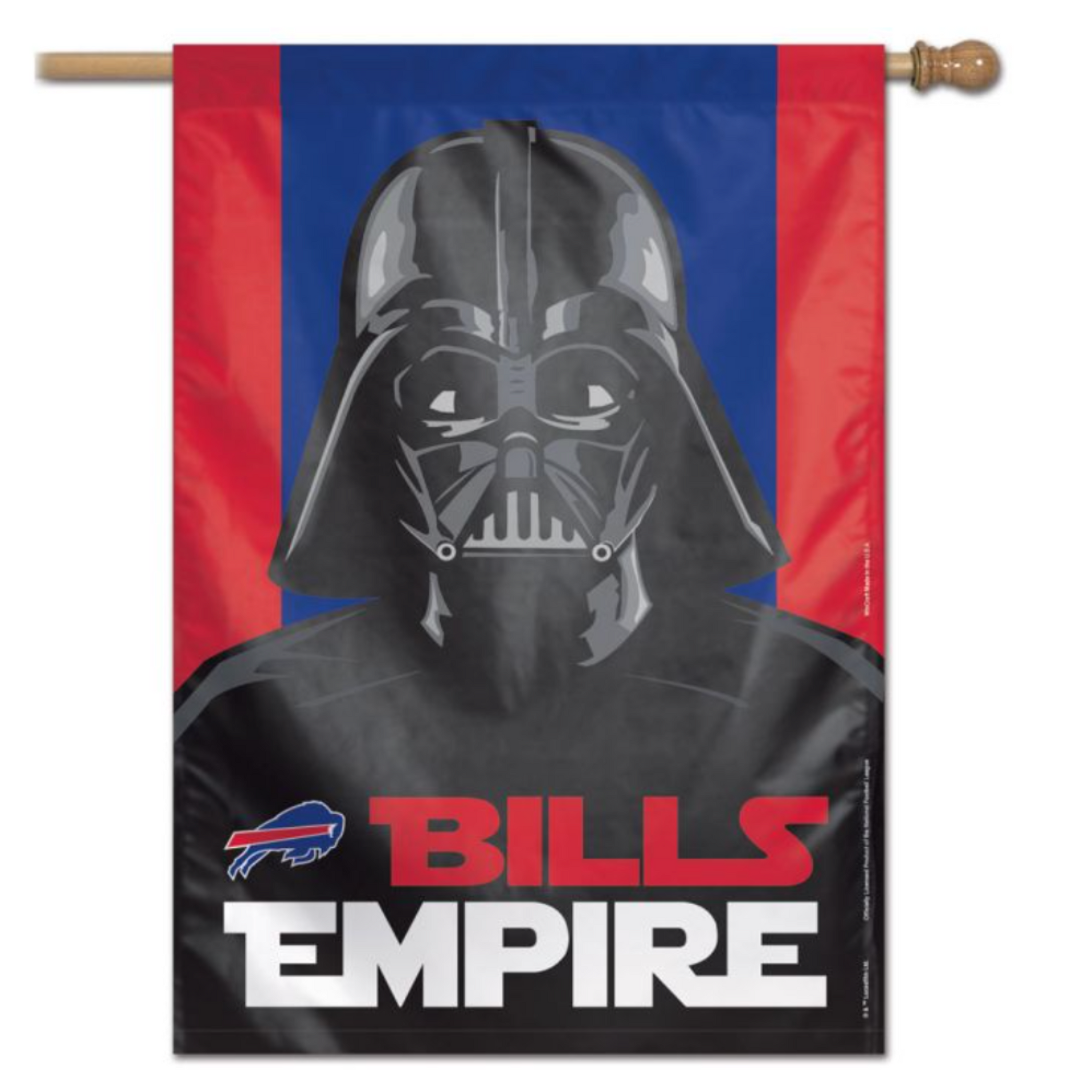 Buffalo Bills x Darth Vader "Bills Empire" Star Wars Vertical Flag