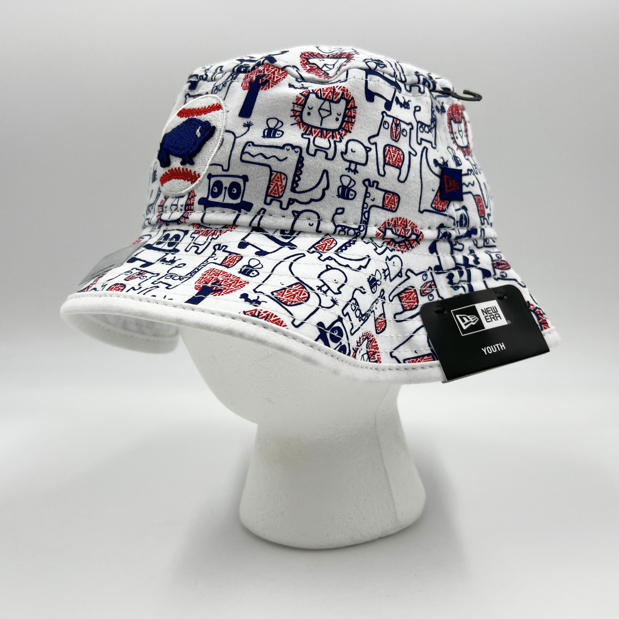 Youth New Era Buffalo Bisons Zoo Bucket Hat