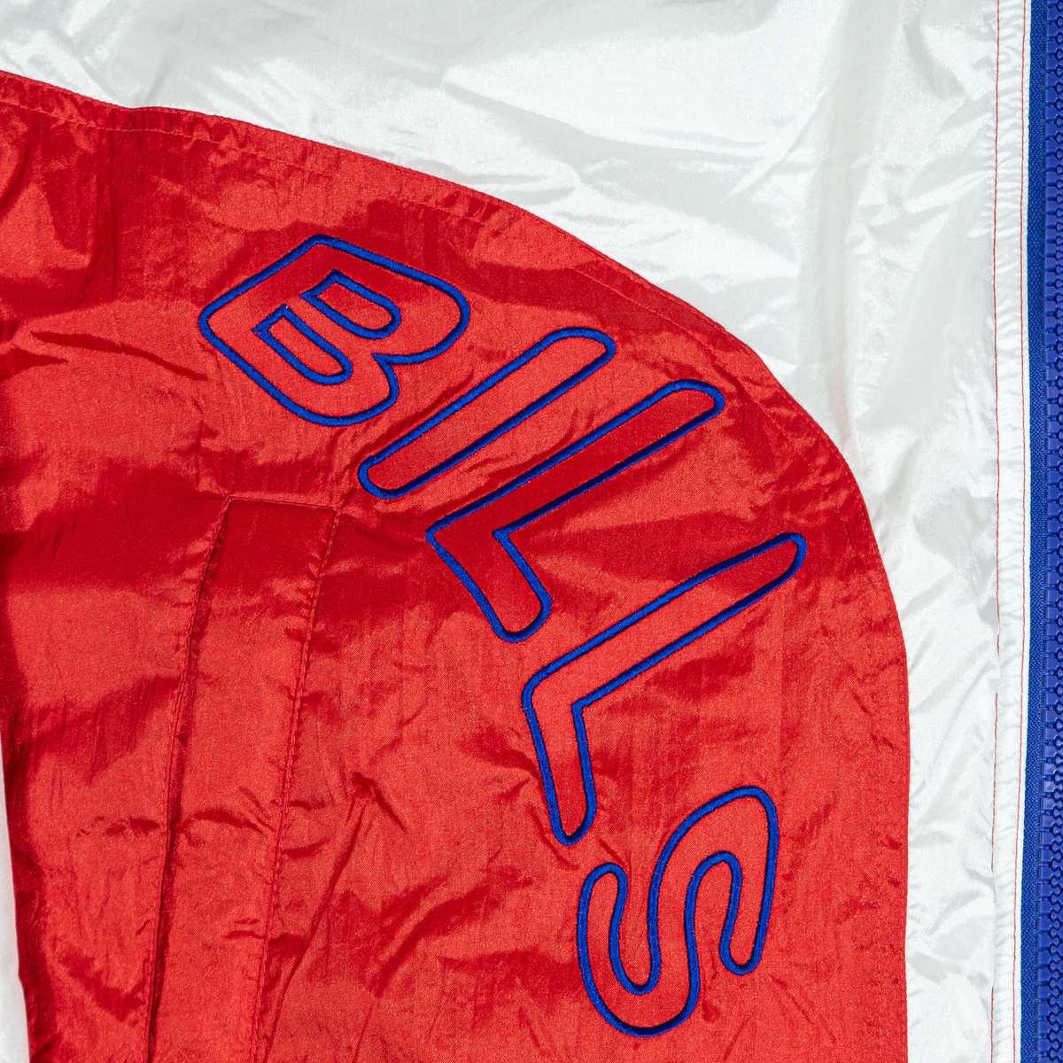 Pro Player Buffalo Bills Royal Blue, Red &amp; White Retro Colorblock Windbreaker Jacket