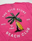 BFLO Beach Club Neon Pink Short Sleeve Shirt