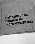 "First Settled" Buffalo, NY Gray Shorts