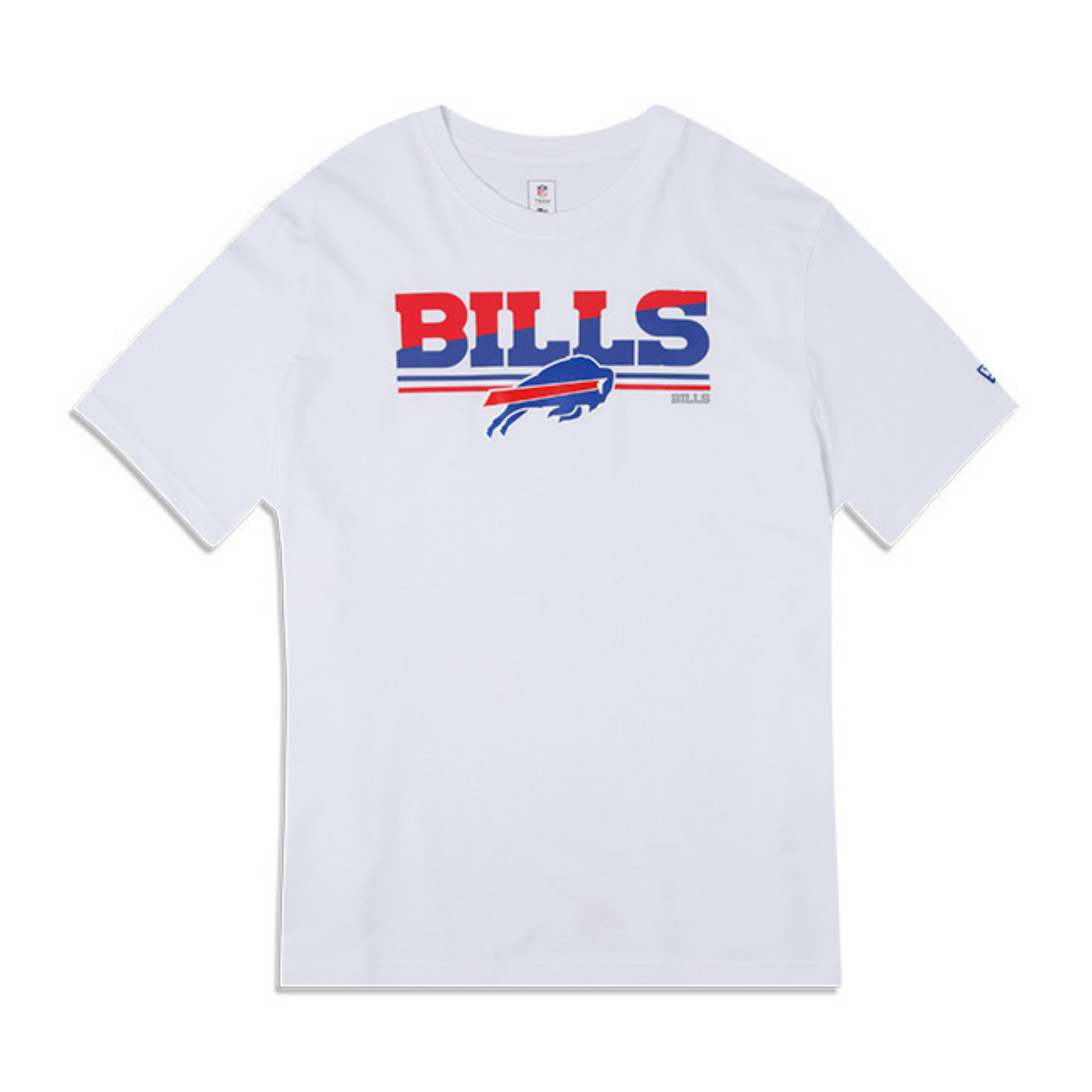 New Era Buffalo Bills 2023 Sideline White Short Sleeve Shirt