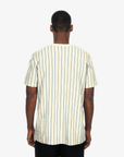 New Era Buffalo Bills Pinstripe Cream T-Shirt