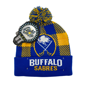 Buffalo Sabres Flannel Light Up Winter Hat