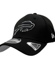 New Era 9FORTY Bills Pivot Sport Night Primary Logo Black Stretch-Snap Hat