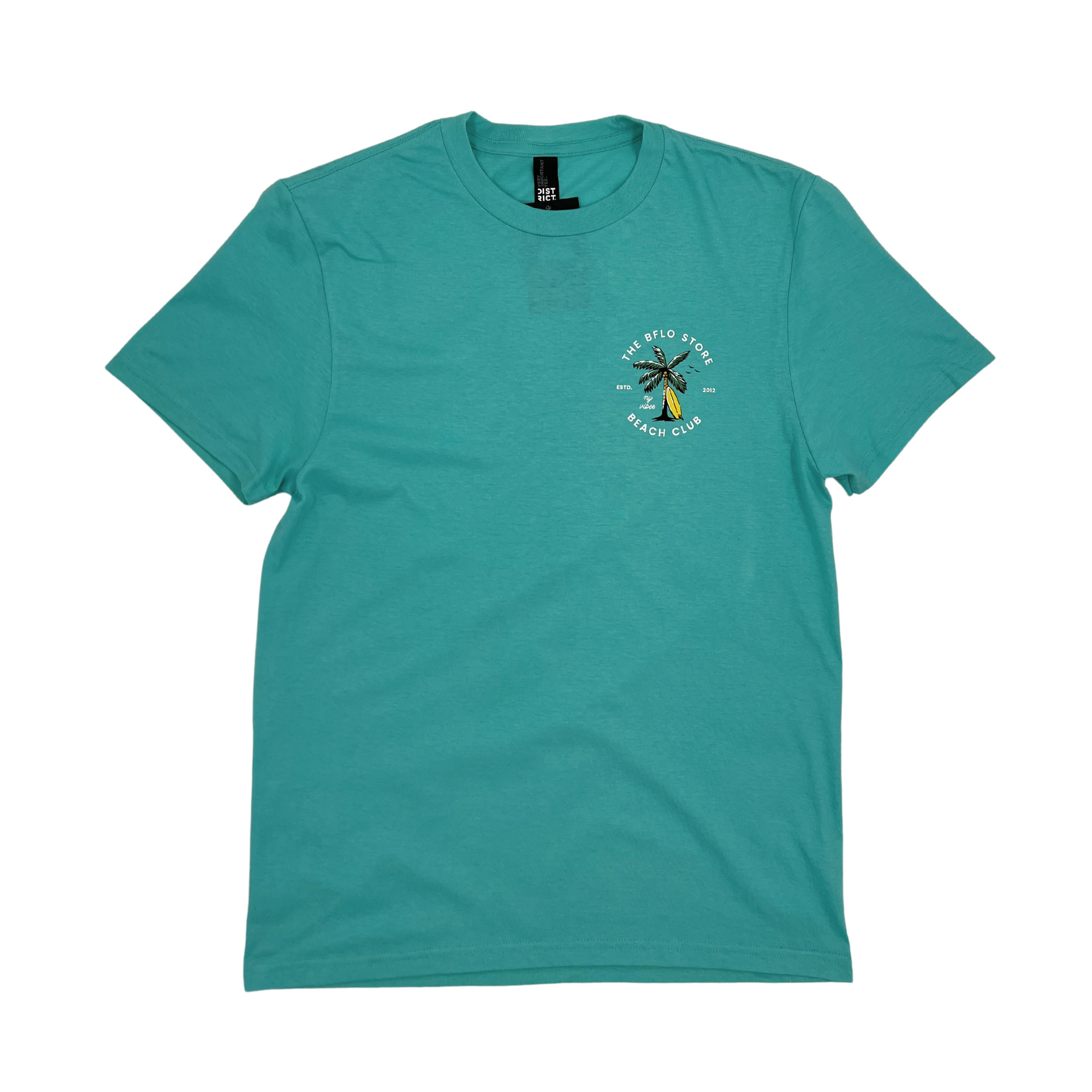 BFLO Beach Club Aqua Short Sleeve Shirt