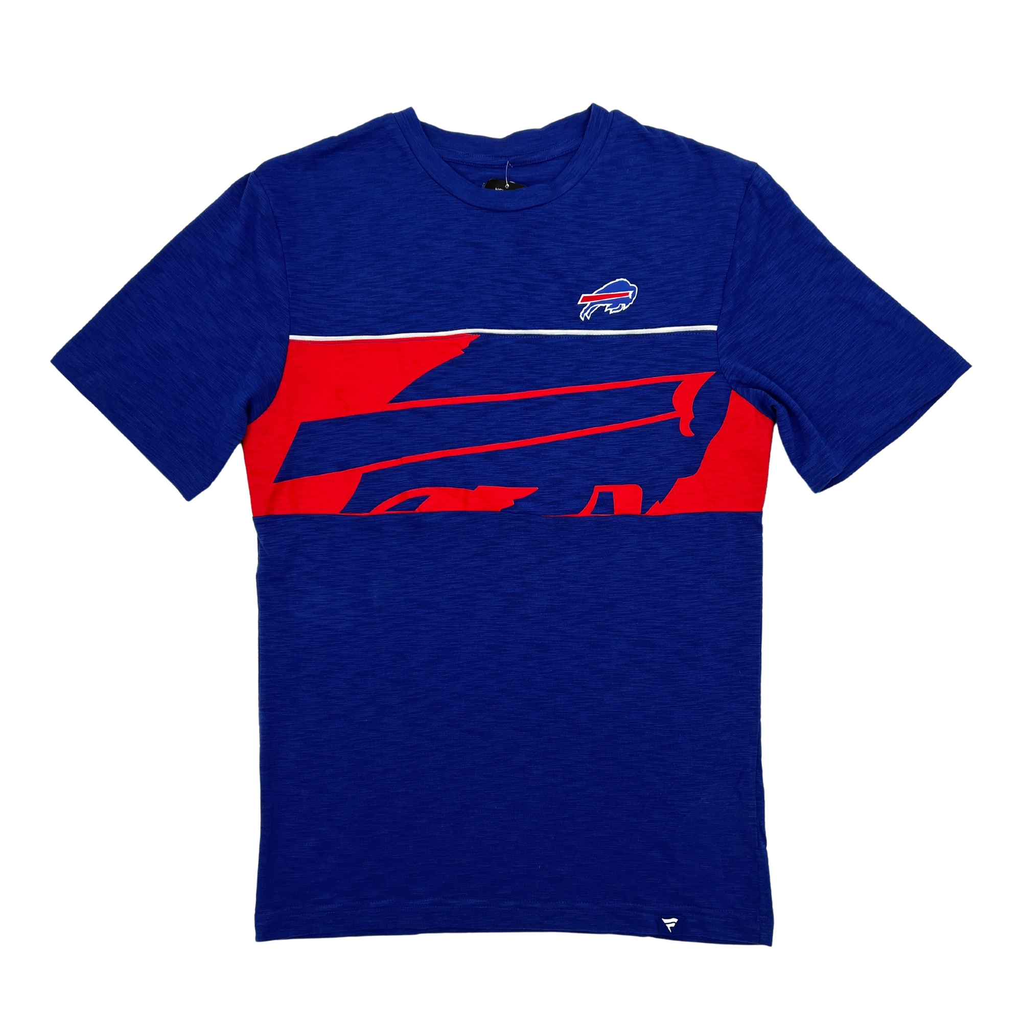 Buffalo Bills Big Logo Red &amp; Blue Short Sleeve Shirt