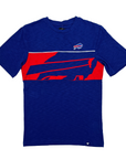 Buffalo Bills Big Logo Red & Blue Short Sleeve Shirt