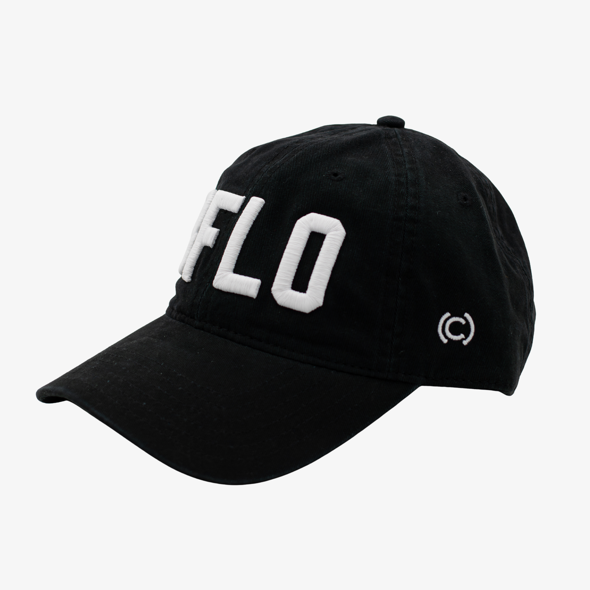 (code)word BFLO Black &amp; White Dad cap