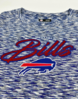 Women's New Era Buffalo Bills Royal Space Dye Short Sleeve Shirt