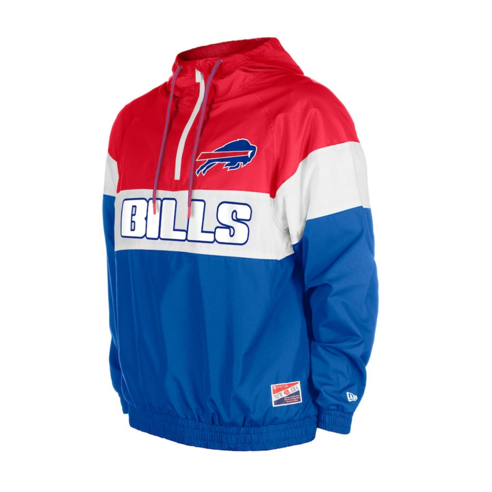 New Era Bills 3rd Down Pullover Hooded Quarter-Zip