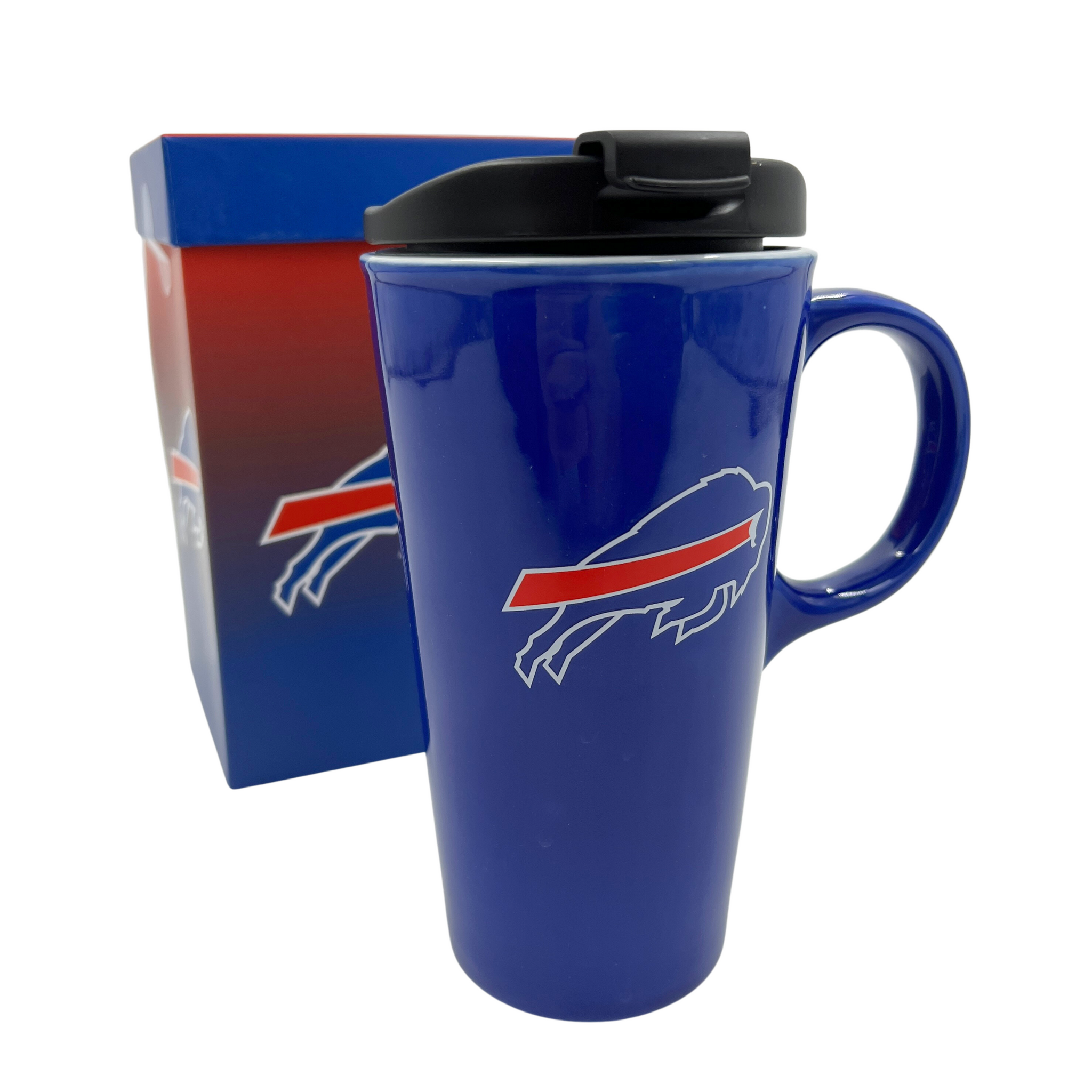 Buffalo Bills 17oz Travel Mug With Gift Box