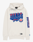 New Era Buffalo Bills Throwback Logo Cream Hoodie