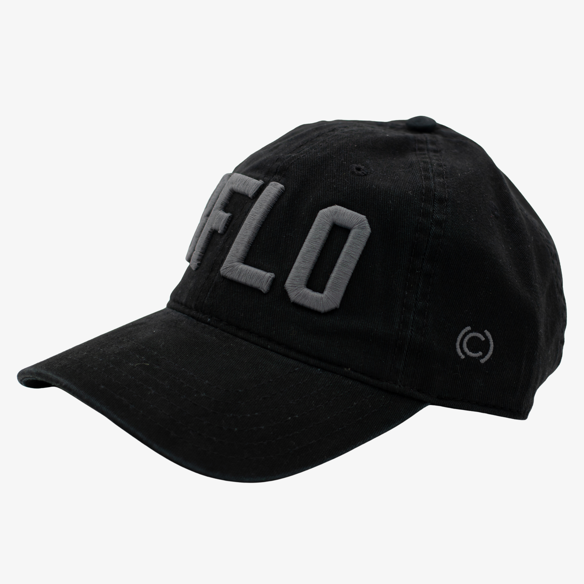 (code)word BFLO Black &amp; Gray Dad Cap