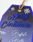 Buffalo Bills Holiday Gift Tag Wooden Sign