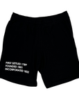 "First Settled" Buffalo, NY Black Shorts