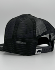 New Era Bills 9FIFTY Black With Retro Logo Snapback