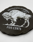 USA Five Cents Resin Garden Stone