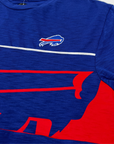 Buffalo Bills Big Logo Red & Blue Short Sleeve Shirt