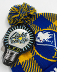 Buffalo Sabres Plaid Light Up Winter Hat