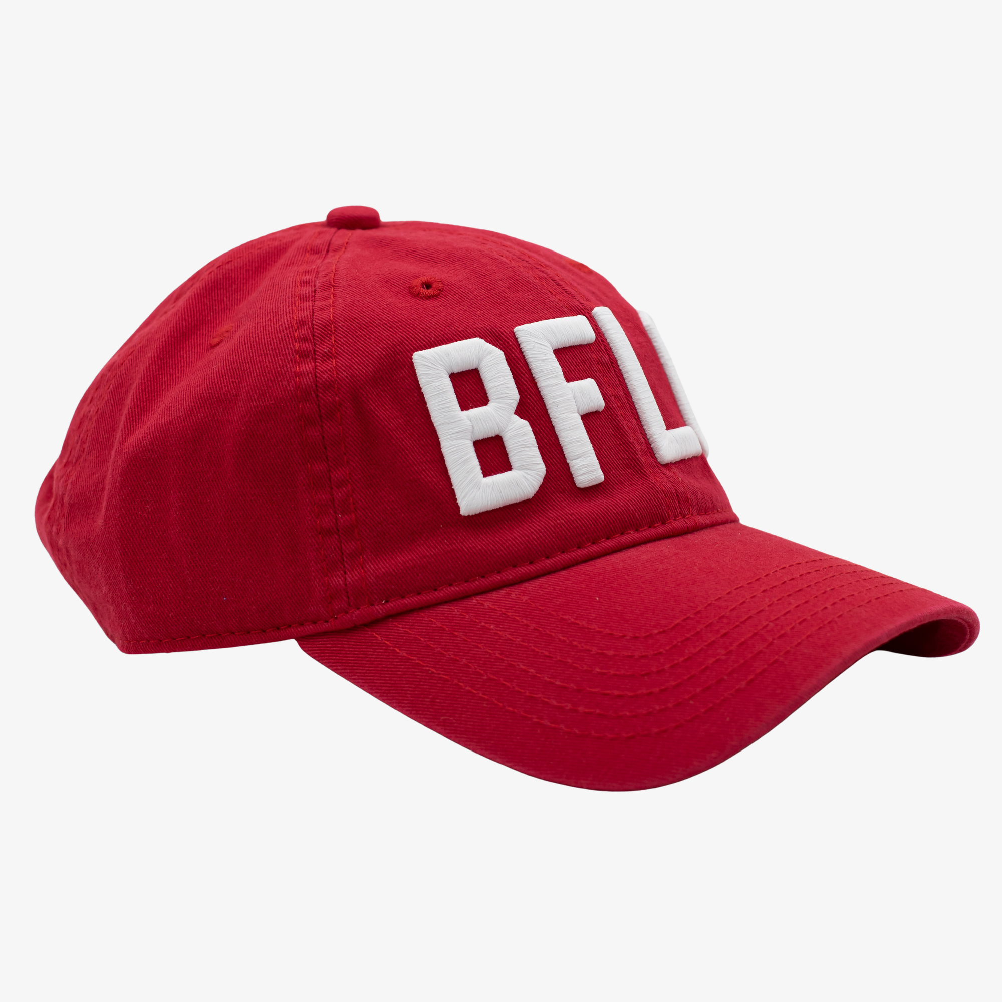 (code)word BFLO Red &amp; White Dad Hat