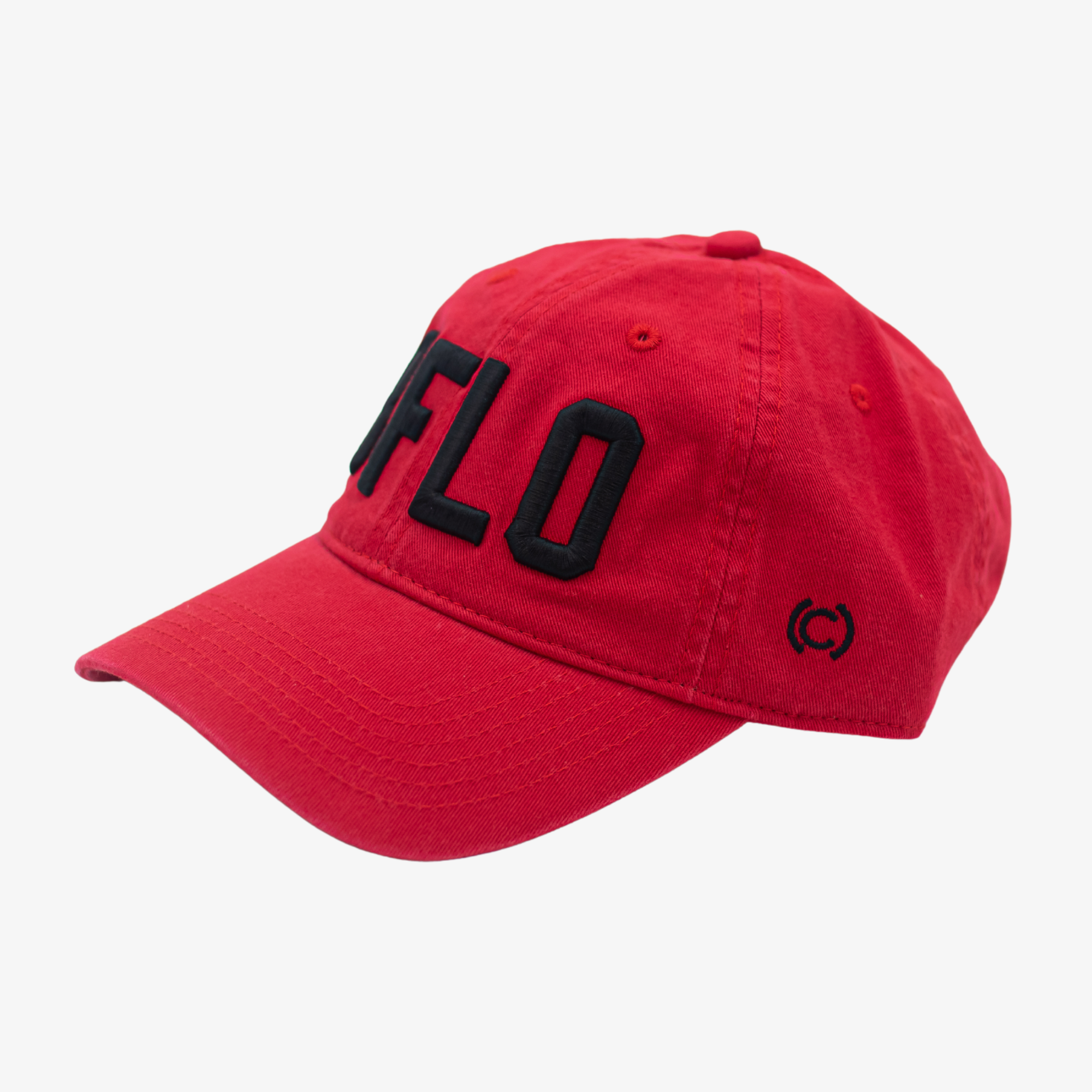 (code)word BFLO Red &amp; Black Dad Hat