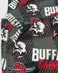 Buffalo Sabres Alternate Logo Historic Print Shortalls